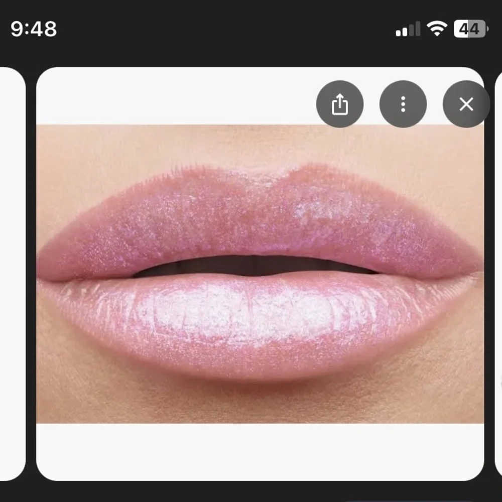 Rare duochrome YSL Holographics Lipstick Top Coat - Shade 507 White logo limited